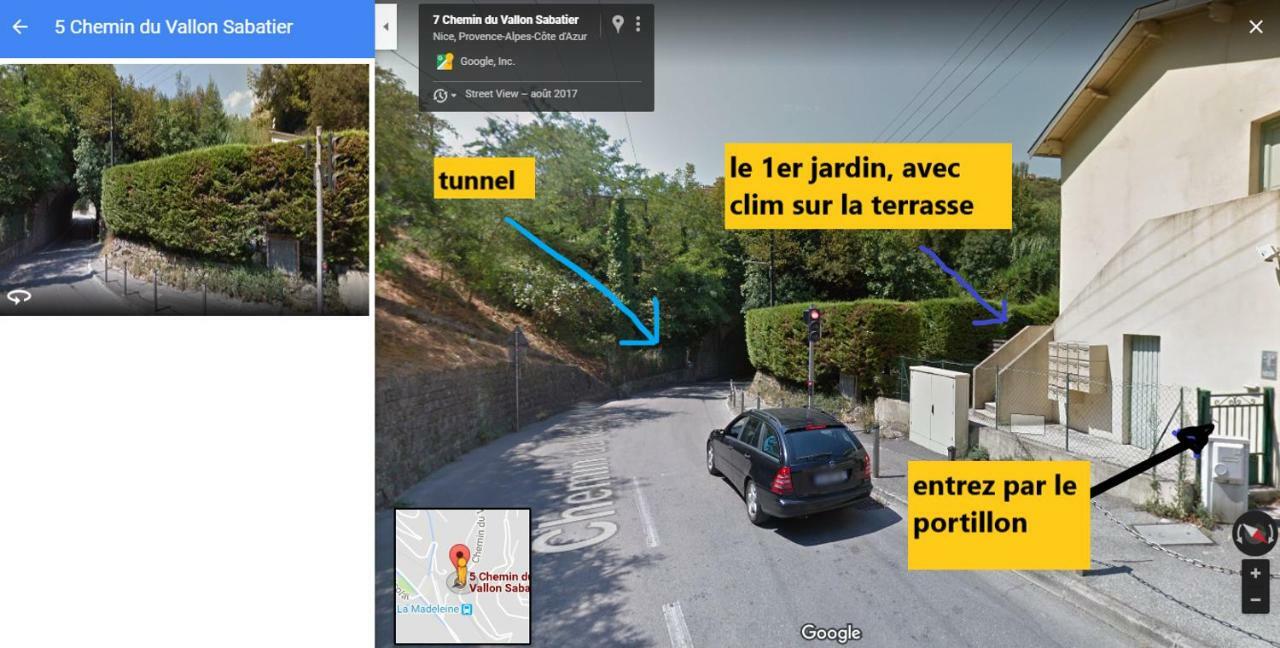 Petit Studio, Terrasse, Jardinet, Climatisation, Wifi Nizza