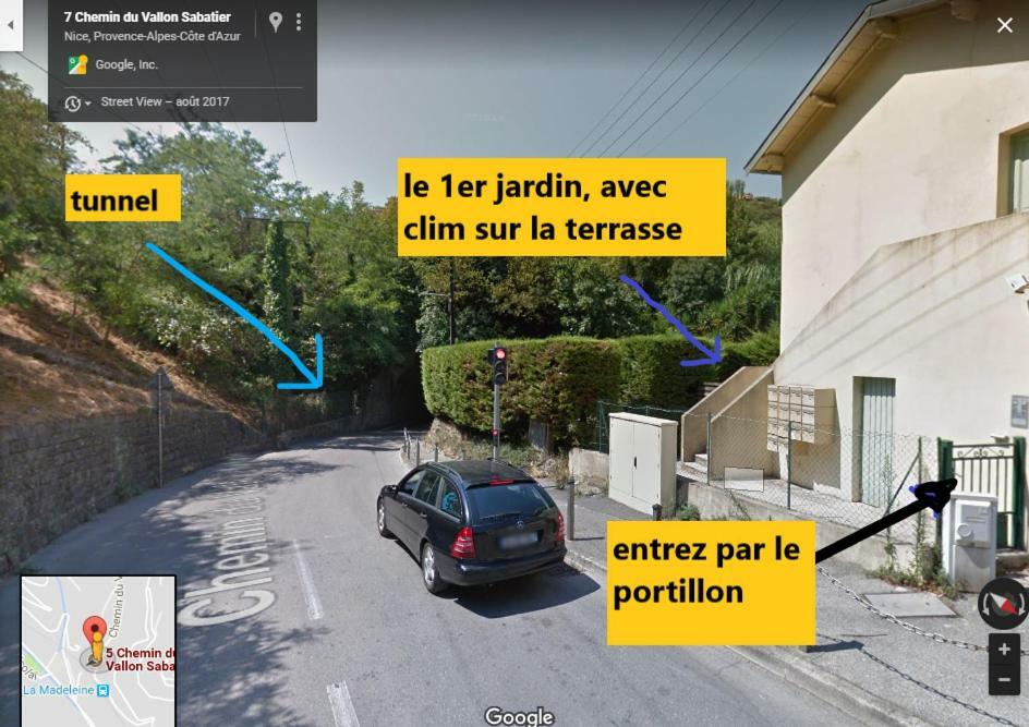 Petit Studio, Terrasse, Jardinet, Climatisation, Wifi Apartment Nice